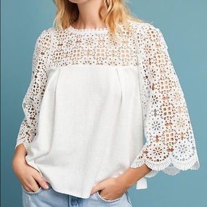 Anthropologie Lace Top